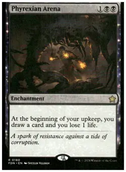 Foundations #180 Phyrexian Arena - Image 1