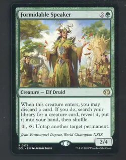 Formidable Speaker Light Play, English Magic the Gathering MTG Lorwyn Eclipsed - Image 1