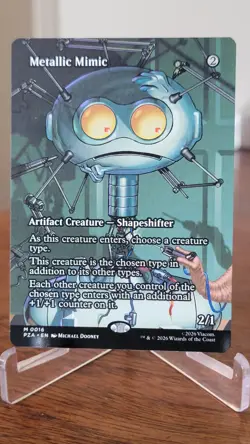 MTG Teenage Mutant Ninja Turtles Metallic Mimic 16, NM, Borderless, Regular - Image 1