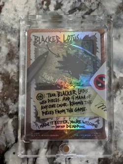Blacker Lotus (Rainbow Foil) Deadpool Secret Lair Drop Foil 0869 R MTG - Image 1