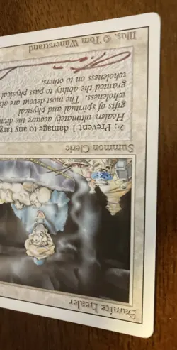 MTG ~ SAMITE HEALER ~ 3rd Edition/Revised ~ Signed/Autographed - Tom Wanerstrand - Image 5