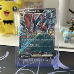 Pokemon N's Zoroark ex 098/159 Sv09: Journey Together Holo 280 HP Double Rare EX - Image 1