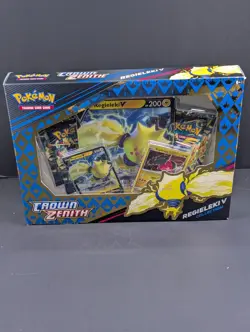 Pokemon TCG Crown Zenith Regieleki V Collection Box ~ Factory Sealed! - Image 1