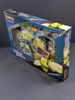 Pokemon TCG Crown Zenith Regieleki V Collection Box ~ Factory Sealed! - Image 2
