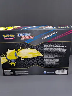 Pokemon TCG Crown Zenith Regieleki V Collection Box ~ Factory Sealed! - Image 3
