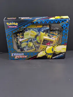 Pokemon TCG Crown Zenith Regieleki V Collection Box ~ Factory Sealed! - Image 5