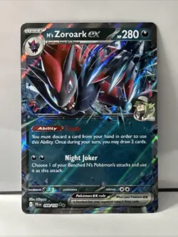 Pokemon TCG N's Zoroark Ex 98/159 Double Rare Journey Together Near Mint - Image 1