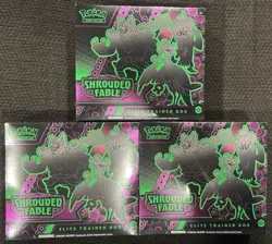 Sealed Shrouded Fable ETB Elite Trainer Box Pokemon TCG (3 ETBs) - Image 1