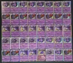 40*Lot Pokemon TCG Chinese Gengar Master Poke Ball Reverse Holo JL89 - Image 1