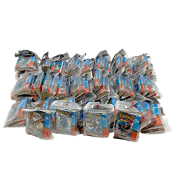 2017 Pokemon 72x Burning Shadows Booster Packs in Factory Case with Album - Image 1