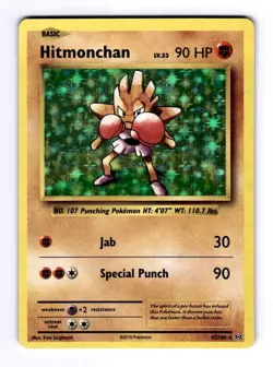 Hitmonchan XY - Evolutions #62 (2016) Holo NM Pokemon - Image 1