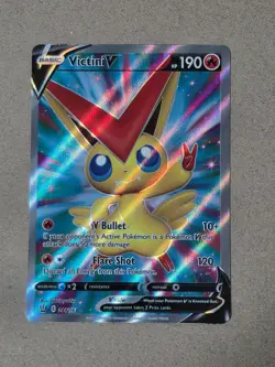 Victini V (Full Art) 144/163 Swsh05: Battle Styles Holo - Pokemon TCG - Image 1