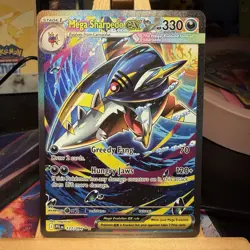 Mega Sharpedo ex 127/094 Phantasmal Flames Special Illustration Pokemon TCG MINT - Image 1
