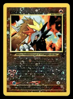 Entei 34 Wizards Black Star Promos PR Reverse Holo MP - Image 2
