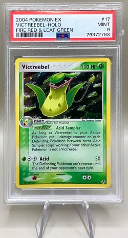 Pokemon Victreebel #17/112 Holo Rare - 2004 EX Fire Red & Leaf Green - PSA 9 MT! - Image 1