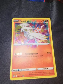 Pokemon Reshiram | 017/072 | Shining Fates | Amazing Rare Holo | NM - Image 1