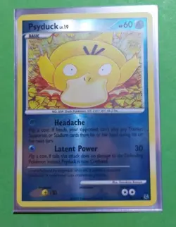 Psyduck 87/127 Platinum Reverse Holo Pokemon, MP - Image 1