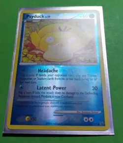 Psyduck 87/127 Platinum Reverse Holo Pokemon, MP - Image 2