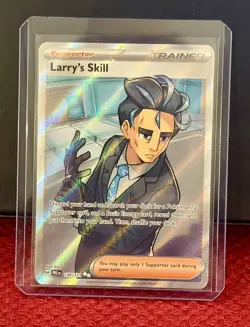 Pokemon Larry's Skill 139/131 Prismatic Evolutions Ultra Rare Full Art Trainer - Image 1