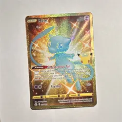 Pokemon Mew 025/025 Celebrations Secret Rare Full Art Holo Psychic Basic - Image 1