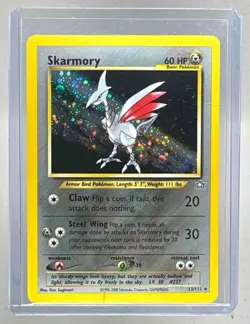 Skarmory 2000 Pokemon Neo Genesis #13 Holo - Image 1