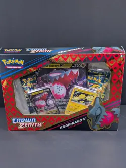 Pokemon TCG Crown Zenith Collection Regidrago V Collection - NEW Factory Sealed - Image 1