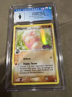 Pokemon Holon Phantoms Exeggcute Reverse Holo CGC 9 - Image 1