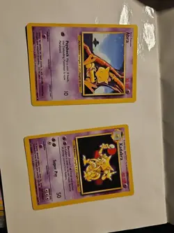 Abra 43/102 Kadabra 32/102 WOTC Vintage | Base Set Pokemon TCG - Image 1