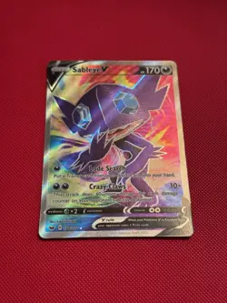 Pokemon TCG Sableye V (Full Art) 194/202 Swsh01: Sword & Shield Holo NM 2020 - Image 2