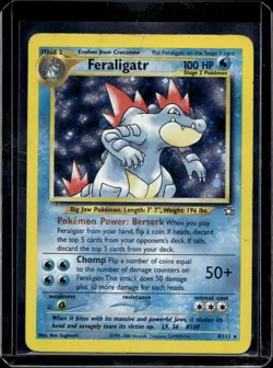 Pokemon Neo Genesis Feraligatr Holo 4/111 - Image 1
