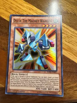Delta the Magnet Warrior RATE-EN097 1st Edition Super Rare LP + BONUS - Image 1