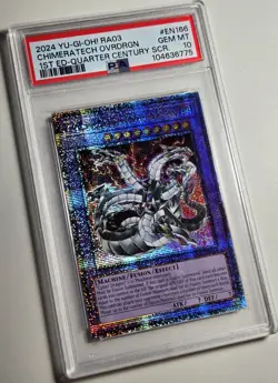 2024 YU-GI-OH! RA03-QUARTER CENTURY BONANZA #EN166 CHIMERATECH OVERDRAGON PSA 9 - Image 2