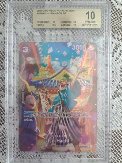 2025 One Piece Royal Blood Uso-Hachi ST18-001 Special Edition BGS PRISTINE 10 - Image 1