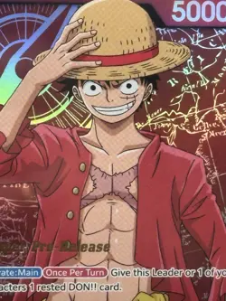 2022 One Piece Super Pre-Release Starter Deck Monkey.D.Luffy L BGS 9.5 - Image 2