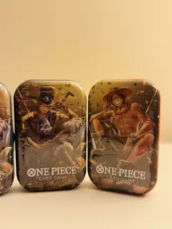 One Piece Tin Pack Set Vol 2 OP-13 Factory Sealed Promos! 2x sabo 2x ace - Image 2