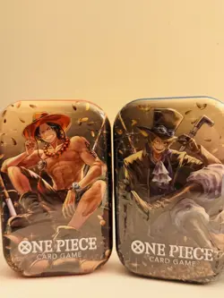 One Piece Tin Pack Set Vol 2 OP-13 Factory Sealed Promos! 2x sabo 2x ace - Image 3