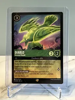 Disney Lorcana Diablo - Devoted Herald Ursula's Return 70/204 Legendary - Image 1