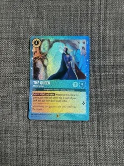 Disney Lorcana The Queen Mirror Seeker Foil Promo Costco 12/P3 First Chapter - Image 1