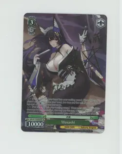 Weiss Schwarz Musashi SP Foil Signature AZL/S119-045SP Azur Lane - Image 1