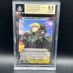 BGS 9.5 Armin: Lending a Hand - AOT Attack on Titan Final Season Weiss Schwarz - Image 1