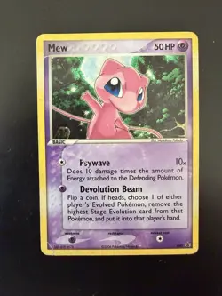 Pokemon Mew TCG Black Star 2006 Promo Holo Card 040 - Image 1