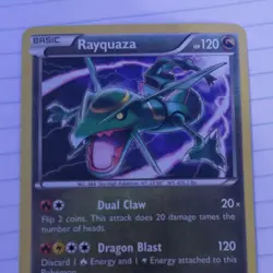 Rayquaza XY141 Promo Holo Pokemon TCG Card XY Basic 120 HP English - Image 2