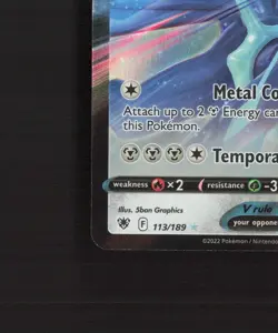 Origin Forme Dialga V 113/189 Astral Radiance Ultra Rare Holo Pokemon Card NM - Image 5