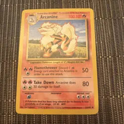 ARCANINE - 23/102 - Base Set - Pokemon Card - Non Holo - Image 1
