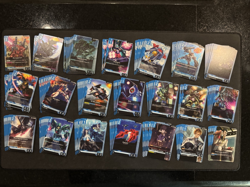 Gundam GD01 Blue Card Deck with 193 Total Cards R, U, C With Resource & Unit - Image 1