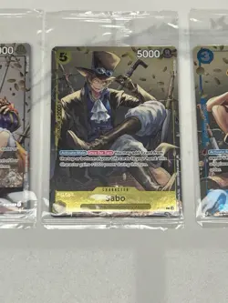 One Piece Card Game Monkey D. Luffy, Sabo, Portgas D. Ace Tin Vol 2 Promos - Image 3