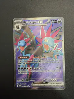 Pokemon Card - Hydreigon ex 161/086 Full Art - White Flare - Image 1