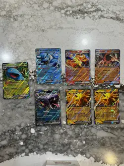 Pokemon TCG Scarlet & Violet 151 ALL EX Holo 7x Bundle Card Lot Charizard - Image 1