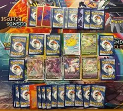 Pokemon Card Lot Full Art Alt Art Fire Gengar Pikachu Sylveon 38 Cards - Image 2