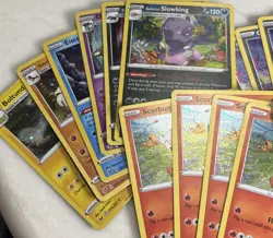 Pokemon Cosmo Holo Card Lot 30 W/ Dubs Sword &Shield Scarlet &Violet LP - Image 2